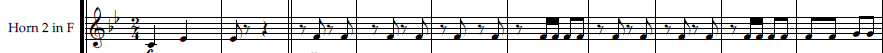 Horn 2 in F
